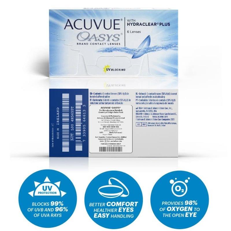 ACUVUE OASYS with HydraClear Plus Bi-Weekly (6 Lenses/Box) — alternate view