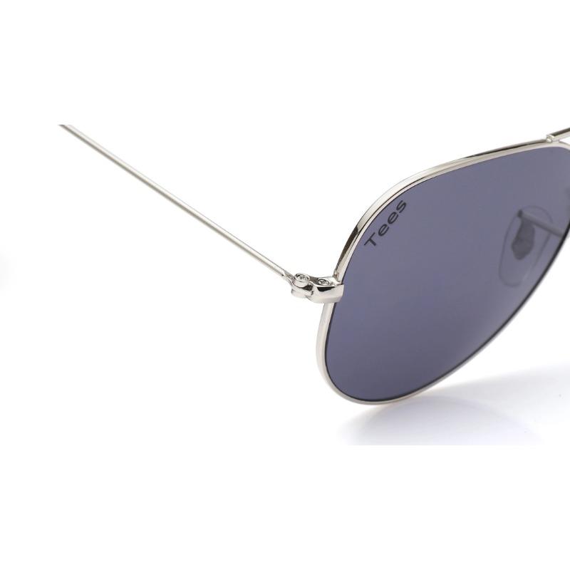 Tees By Fastrack Grey Aviator Sunglasses for Men — alternate view
