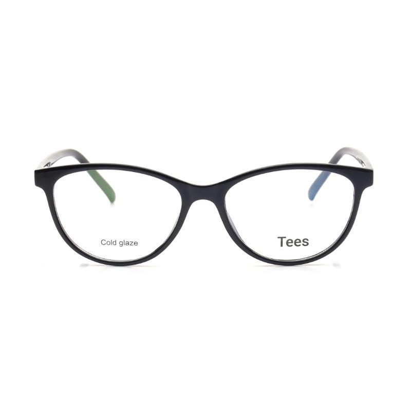 Tees By Fastrack Black CatEye Computer Glasses for Women FT1699MFP1WBKCGV | 53