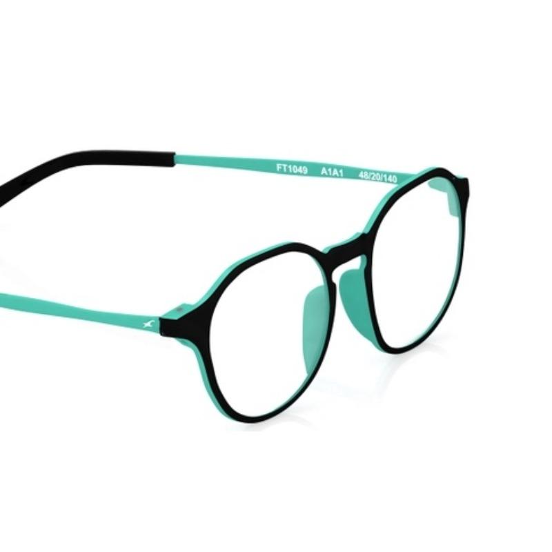 Fastrack Black Round Eyeglasses for Women — alternate view