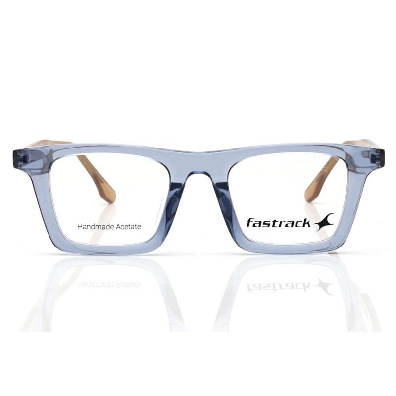 Fastrack FT1510UFA1MBLV | 46 Blue Rectangle Eyeglasses for Men and Women