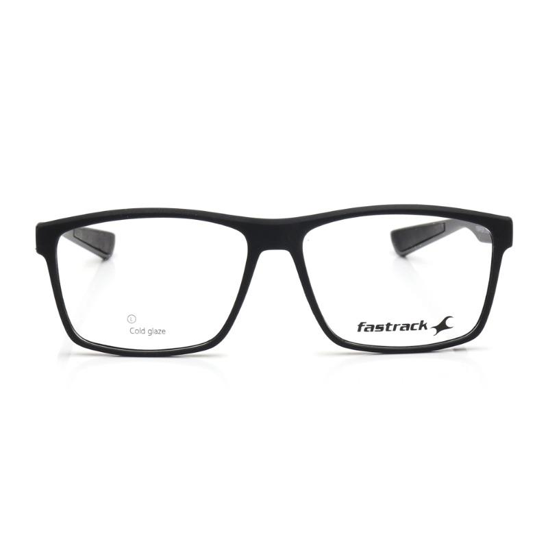 Fastrack. FT1567MFP3LBKV | 56 Black Rectangle Eyeglasses for Men — alternate view