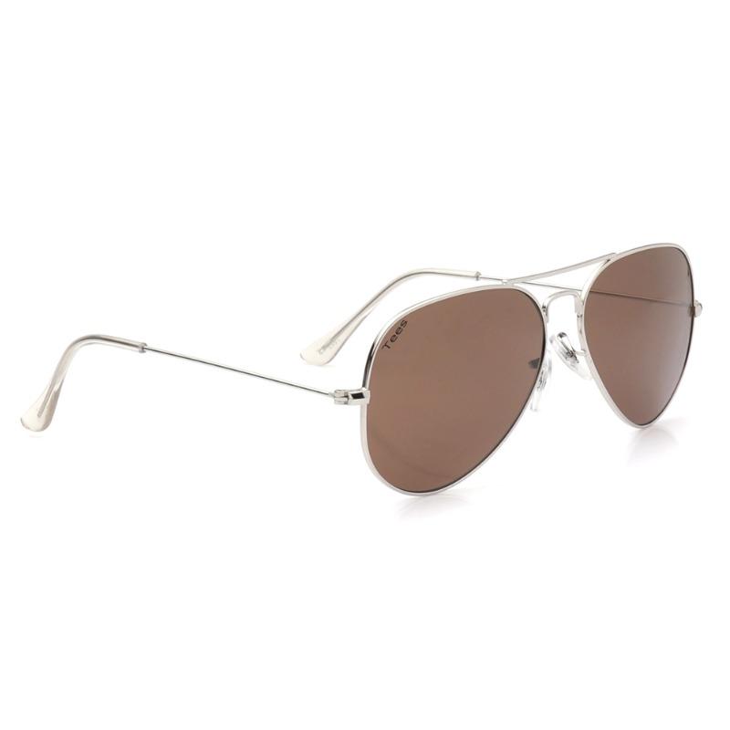 Tees By Fastrack Brown Aviator Sunglasses for Men — alternate view