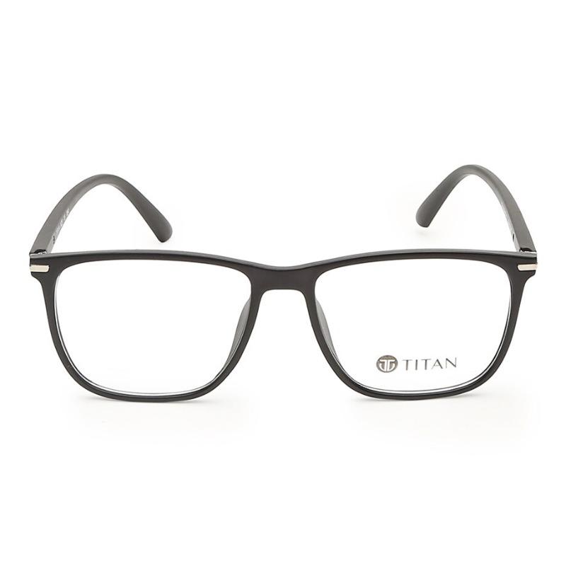 Ace by Titan TA0039MFP1V | 52 Black Square Eyeglasses for Men