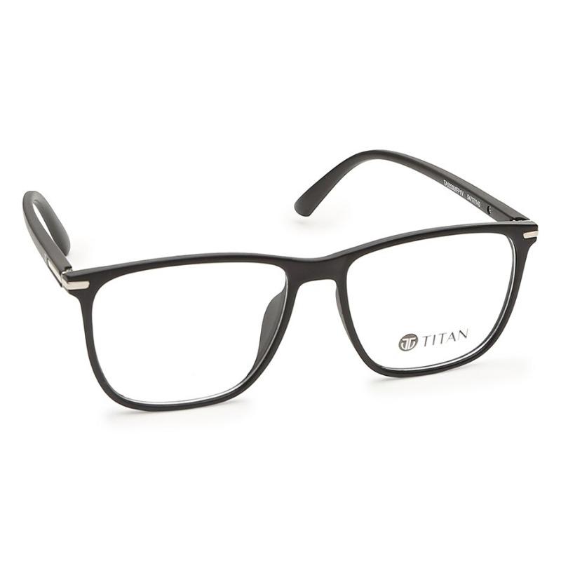 Ace by Titan TA0039MFP1V | 52 Black Square Eyeglasses for Men — alternate view