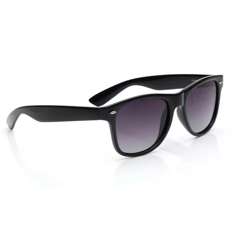 Tees By Fastrack Size: Medium Grey Wayfarer Polarized Sunglasses for Men and Women