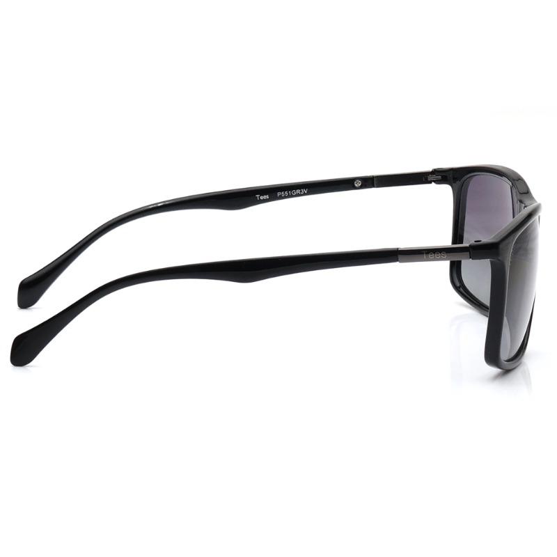 Tees By Fastrack Grey Wayfarer Sunglasses for Men and Women — alternate view