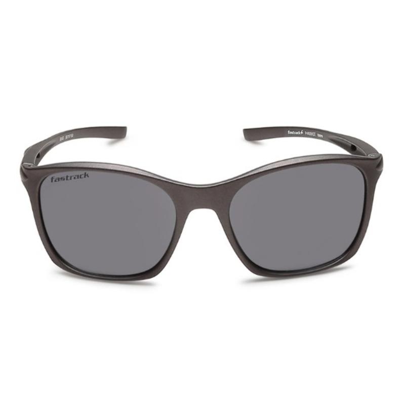 Fastrack Grey Wayfarer Sunglasses for Men P449BK3TIEV | 56