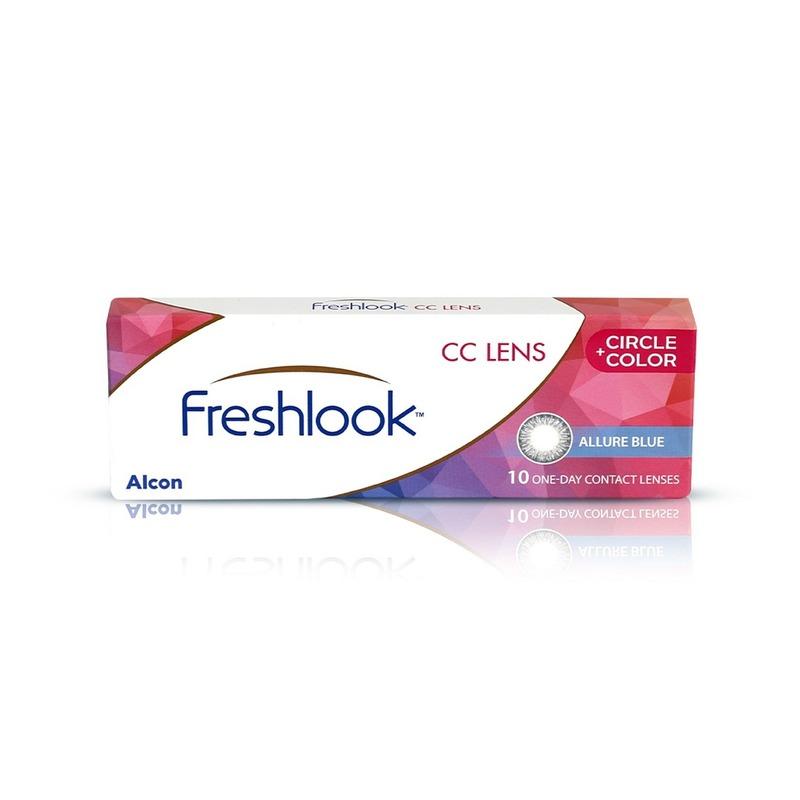Freshlook Circle Plus Color Allure Blue 10 pcs