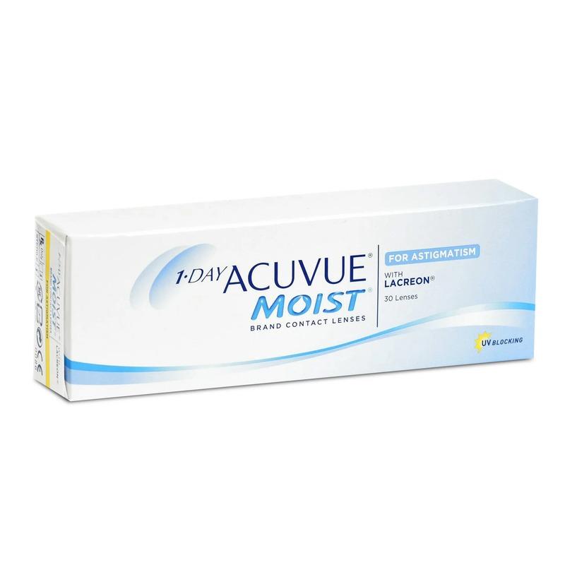 1-Day ACUVUE Moist for Astigmatism (30 Lenses/Box)