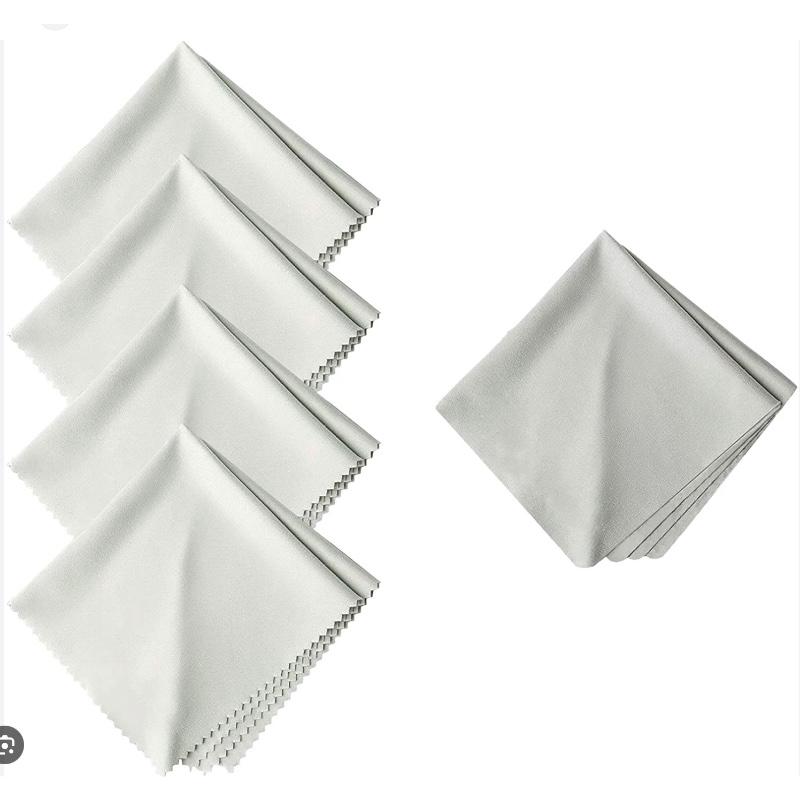 Microfiber spectacle cleaning cloth — alternate view