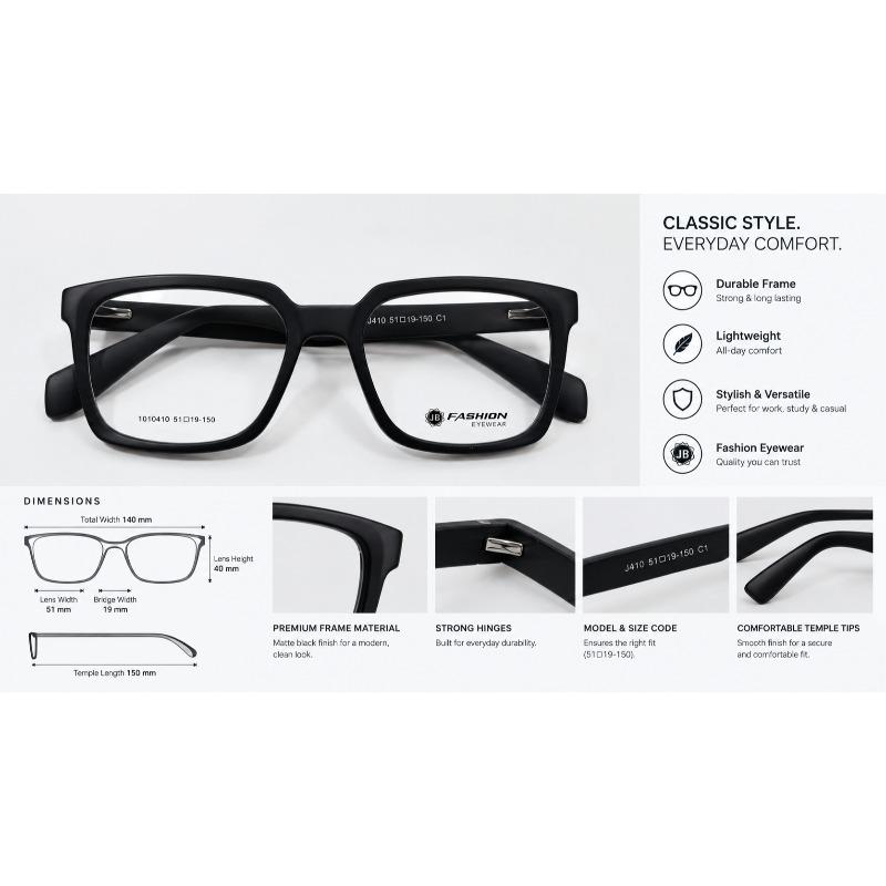 Fashion Eyewear Model 1010410. Size 51