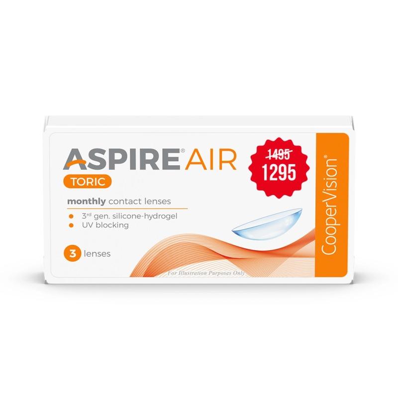 CooperVision Aspire Air Toric Monthly Disposable (3 Lenses/Box)